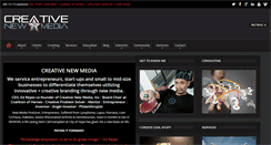 Desktop Screenshot of creativenewmediainc.com